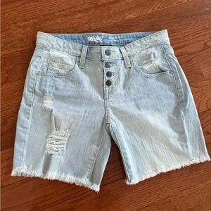 Boyfriend Jean Bermuda Shorts